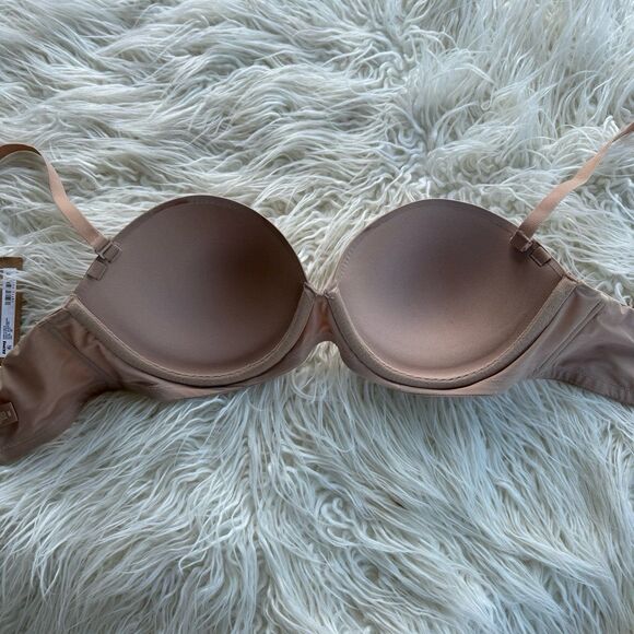Skims Ultimate Strapless Pushup Bra Clay Size 38C - Picture 6 of 7